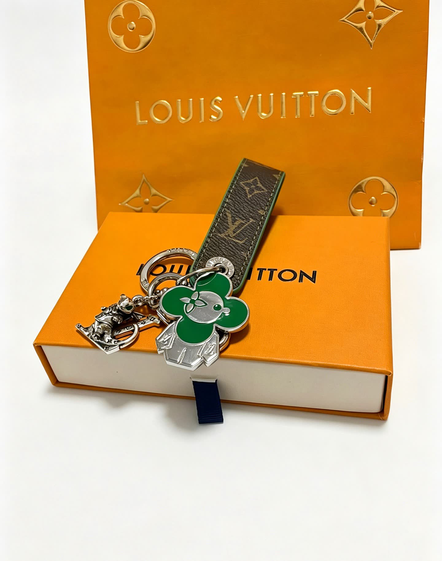 Louis Vuitton Monogram World Tour Keychain